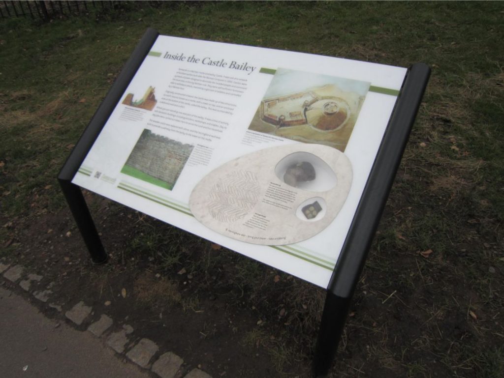 Tamworth Castle with artifact section