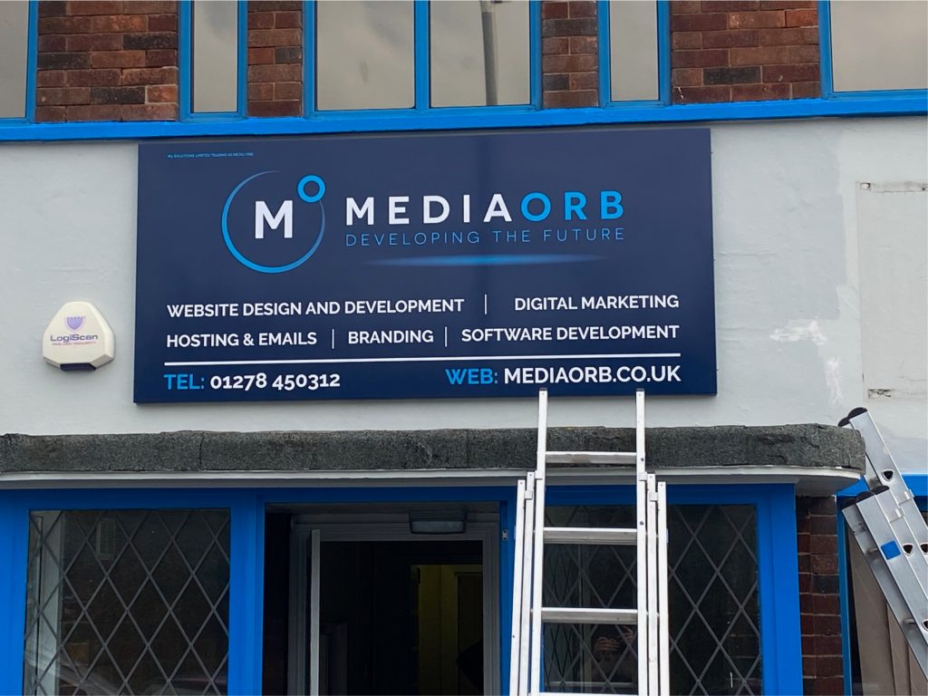 Media Orb new sign
