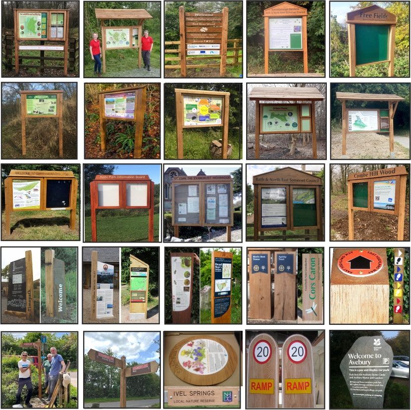 Town and Country Parks signs
